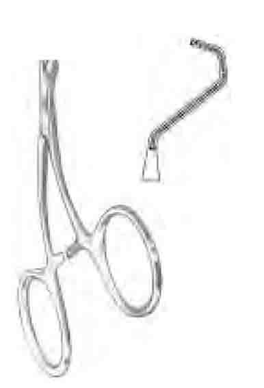 DE BAKEY-CASTANEDA TİTANYUM MİKRO VASKULER KLEMP  (B) 12 CM